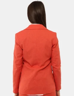 Blazer Materica Arancione