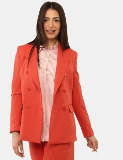 Blazer Materica Arancione