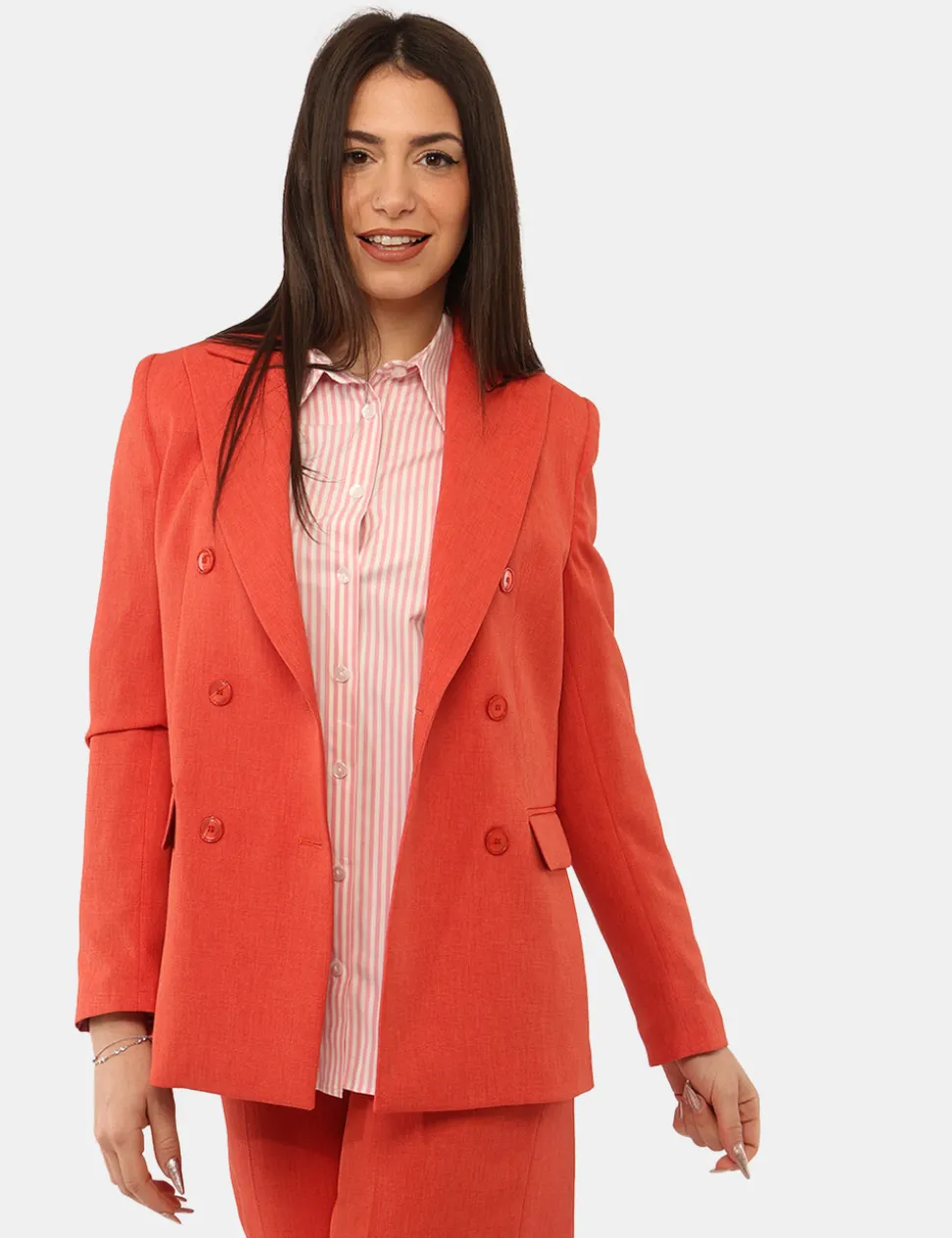 Blazer Materica Arancione