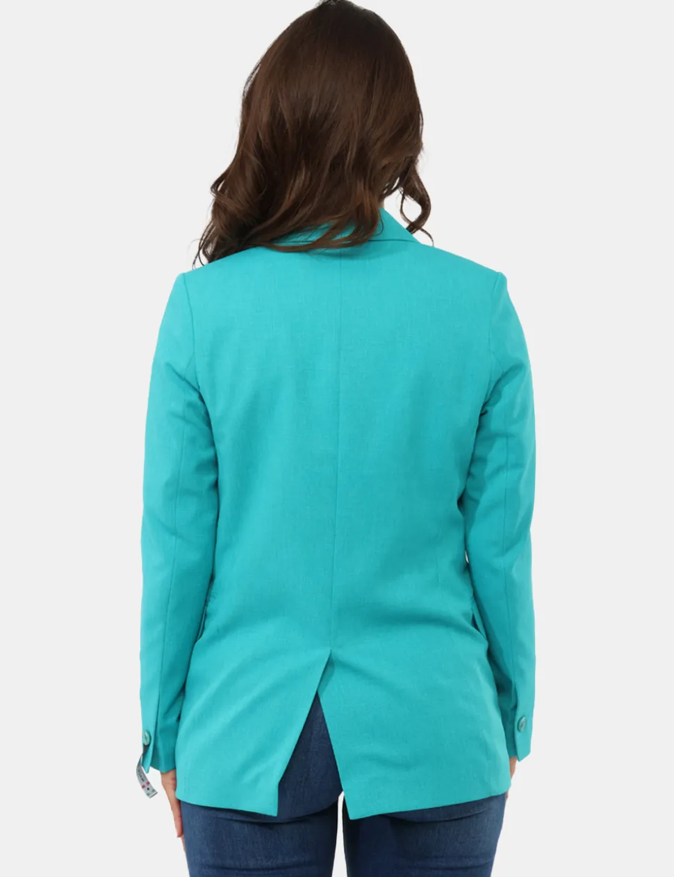 Blazer Materica Azzurro
