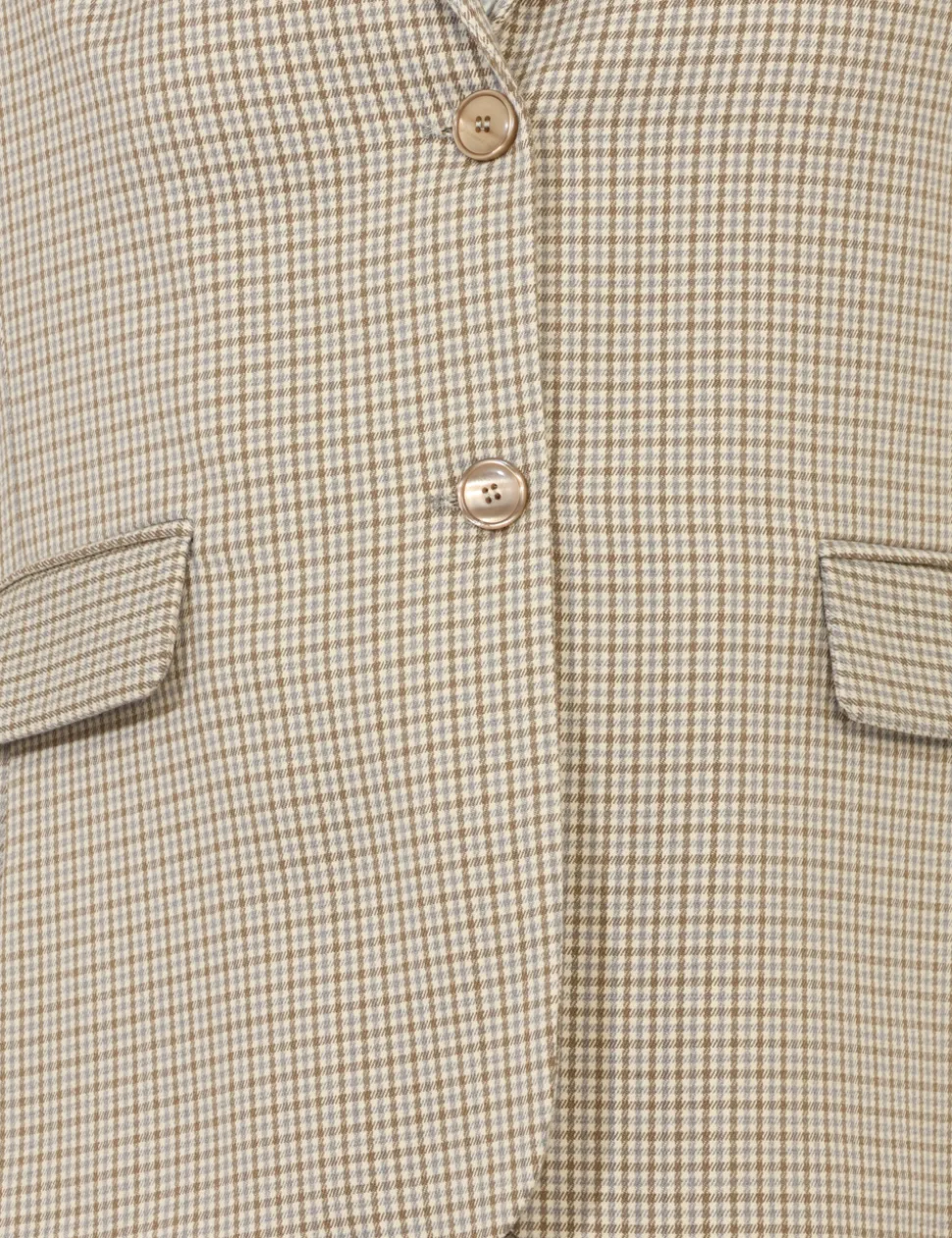 Blazer Materica Beige