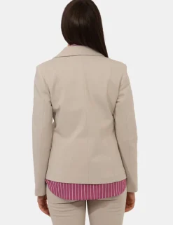 Blazer Materica Beige