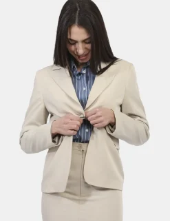 Blazer Materica Beige