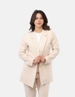 Blazer Materica Beige