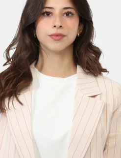 Blazer Materica Beige