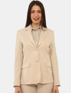 Blazer Materica Beige