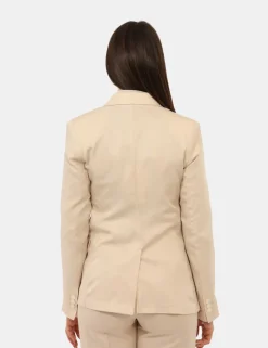 Blazer Materica Beige