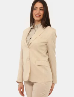 Blazer Materica Beige