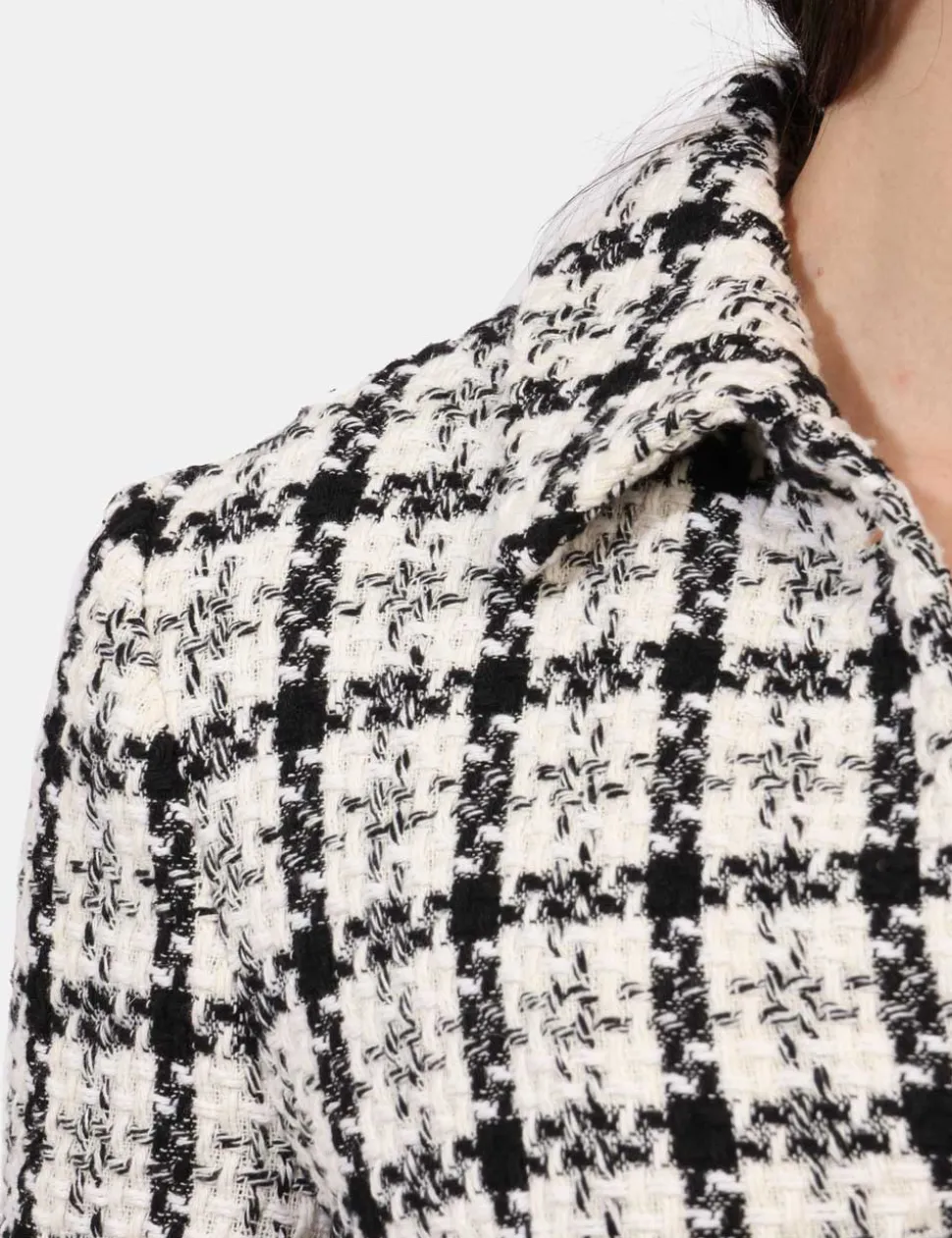 Blazer Materica Bianco