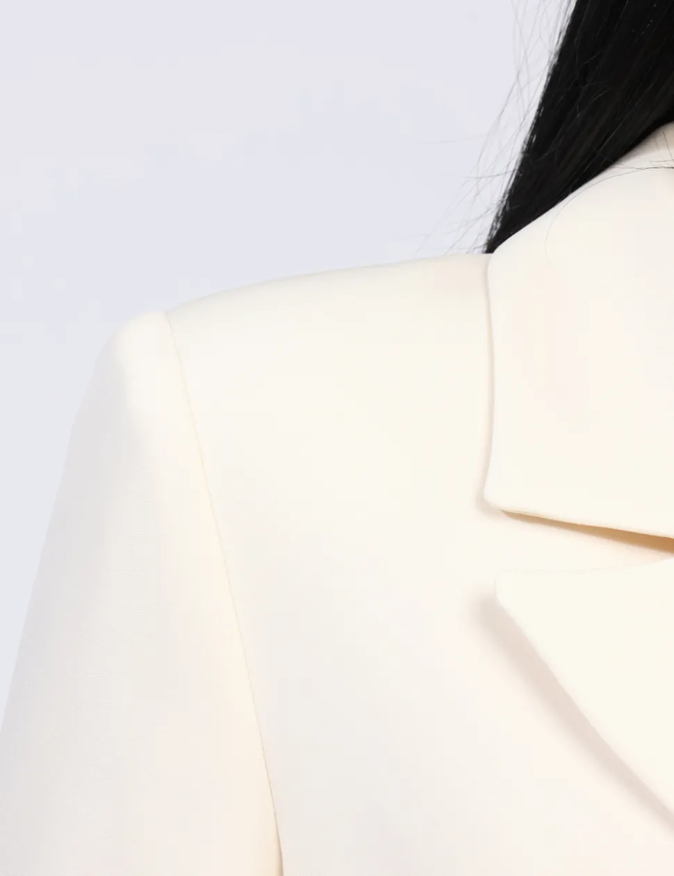 Blazer Materica Bianco