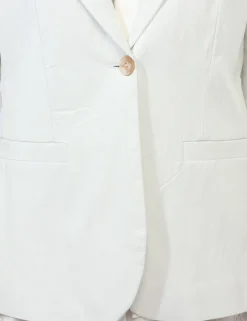 Blazer Materica Bianco