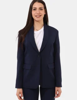 Blazer Materica Blu
