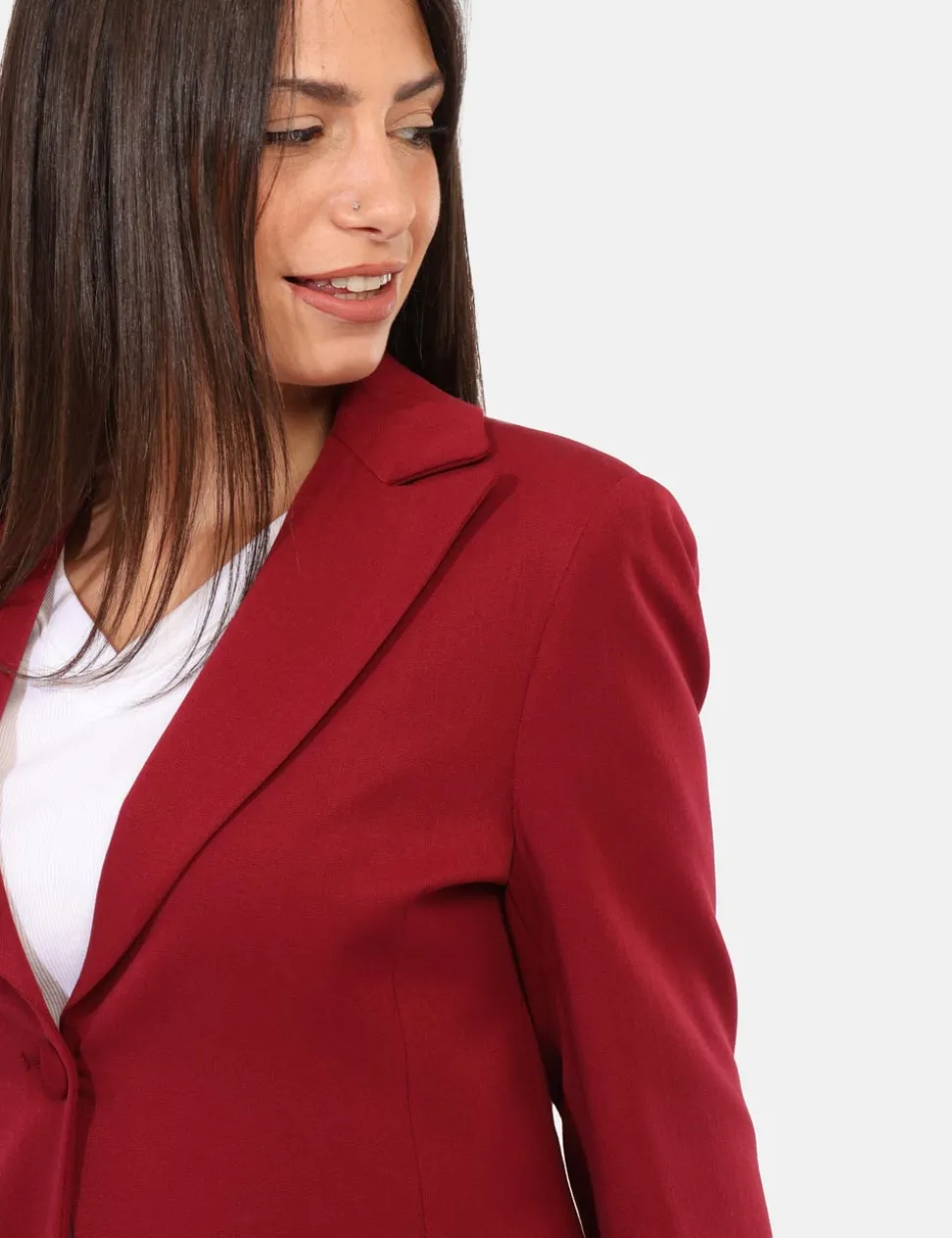 Blazer Materica Bordeaux