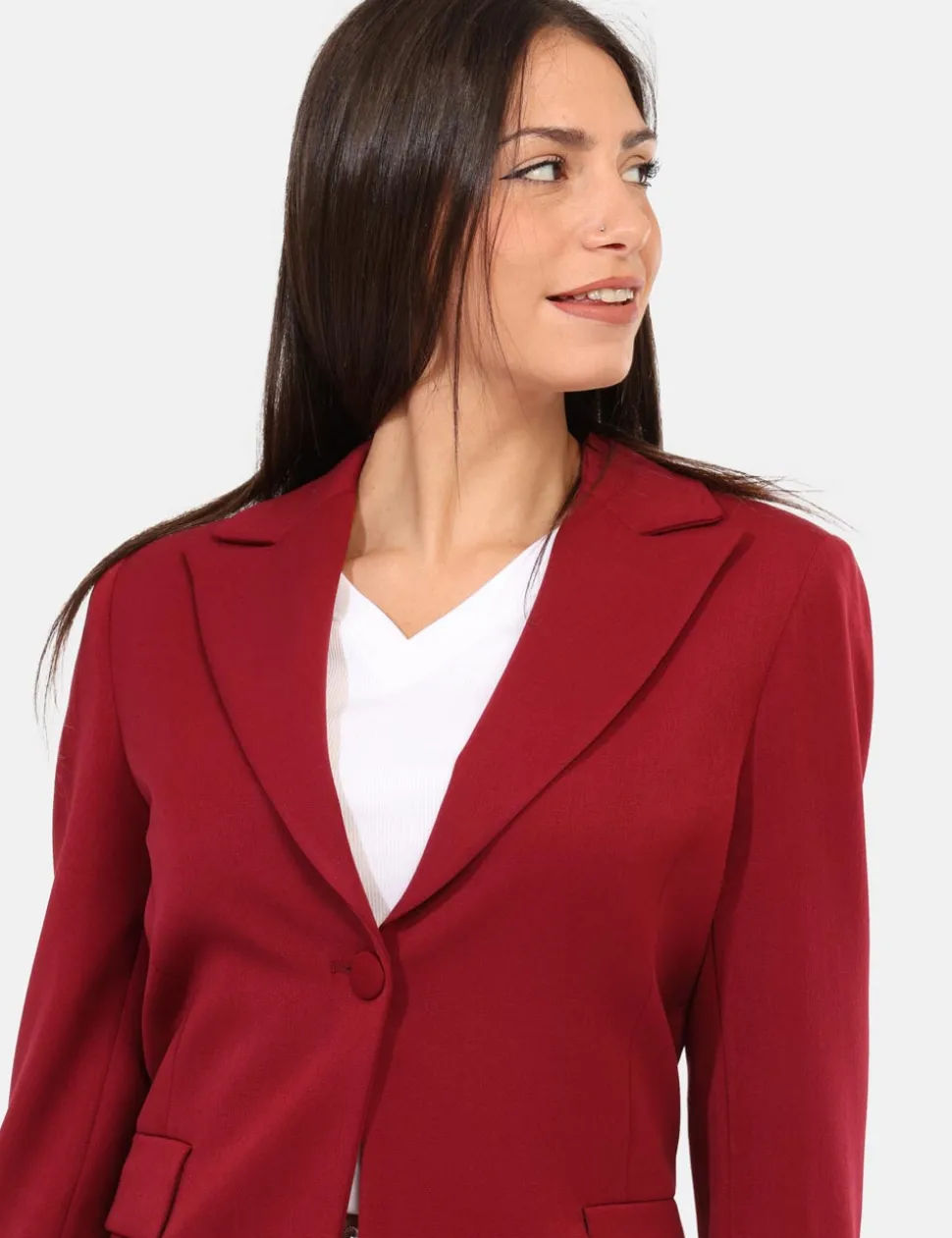 Blazer Materica Bordeaux