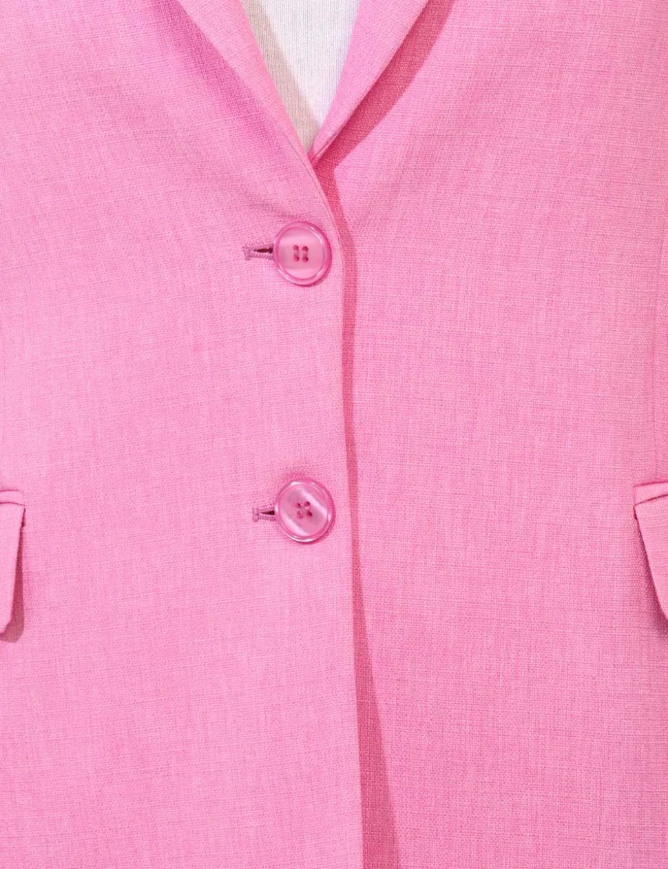 Blazer Materica Fucsia