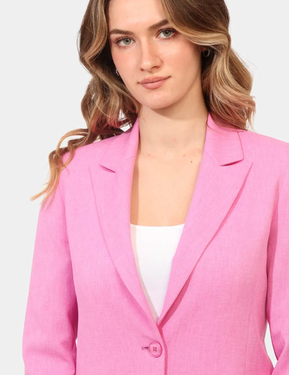 Blazer Materica Fucsia