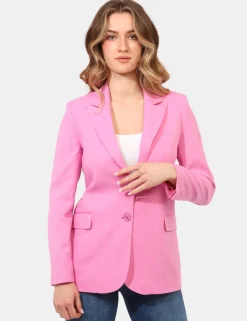 Blazer Materica Fucsia