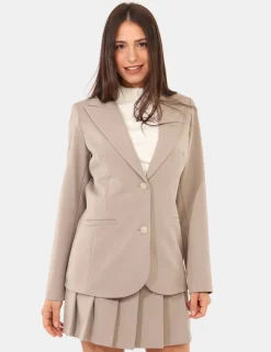 Blazer Materica Grigio