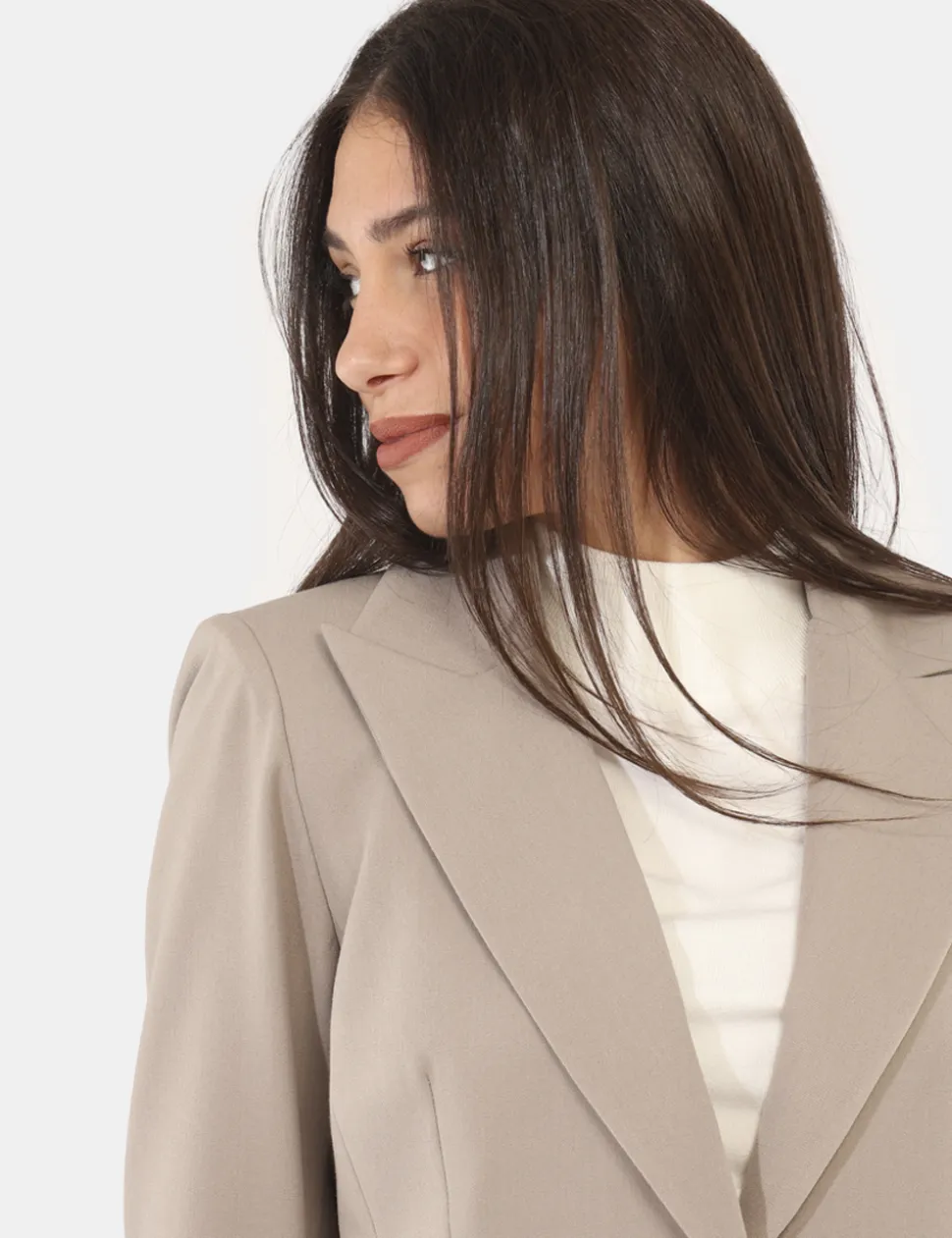 Blazer Materica Grigio