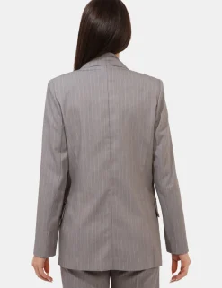 Blazer Materica Grigio