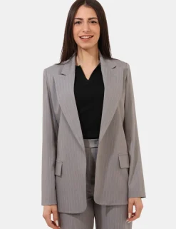 Blazer Materica Grigio