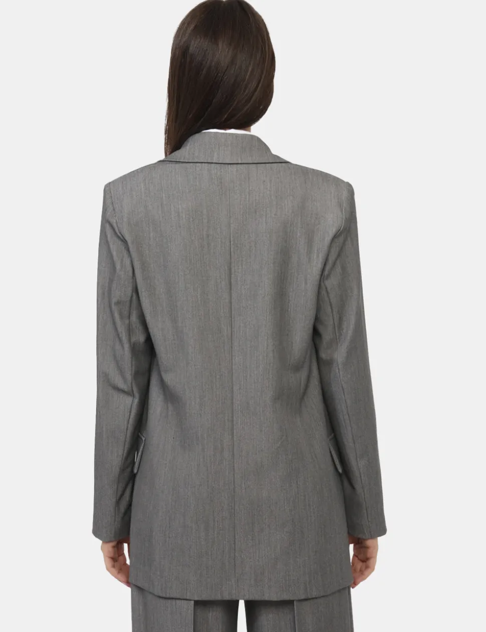 Blazer Materica Grigio