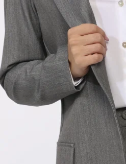 Blazer Materica Grigio