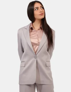 Blazer Materica Grigio