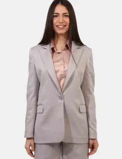 Blazer Materica Grigio