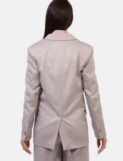 Blazer Materica Grigio