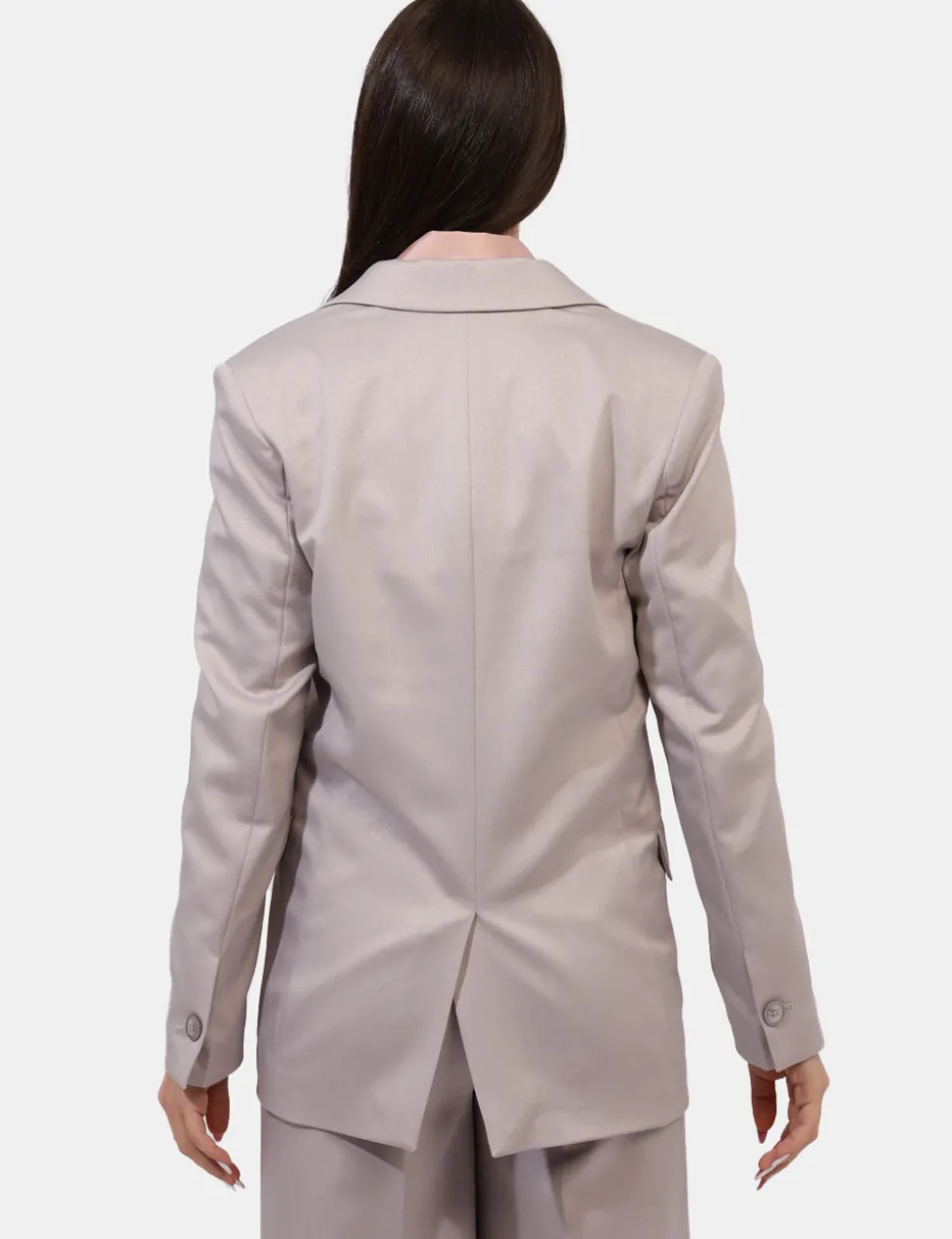 Blazer Materica Grigio