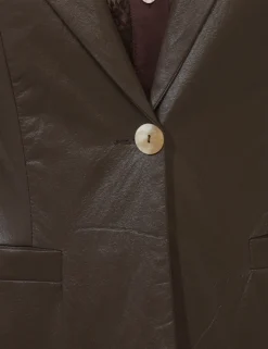 Blazer Materica Marrone