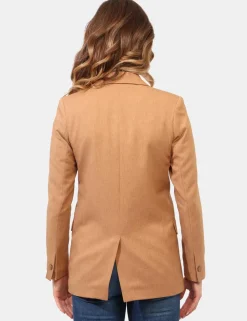 Blazer Materica Marrone