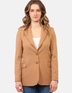 Blazer Materica Marrone
