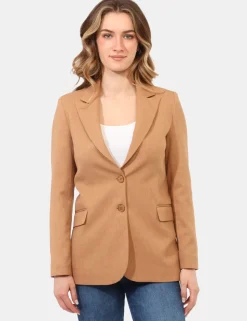 Blazer Materica Marrone