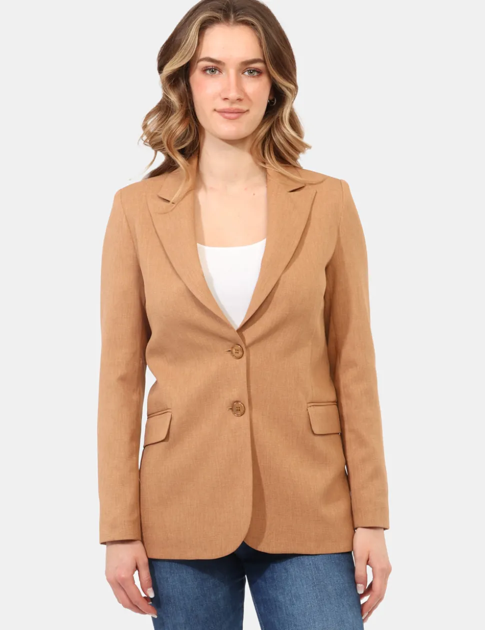 Blazer Materica Marrone