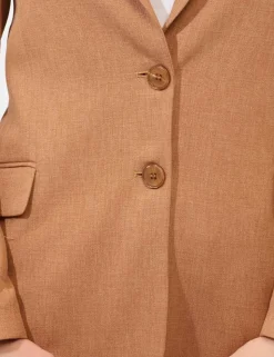 Blazer Materica Marrone