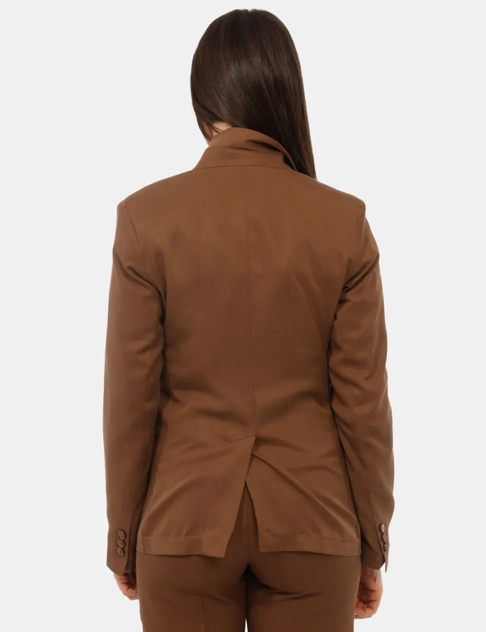 Blazer Materica Marrone