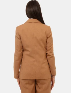 Blazer Materica Marrone