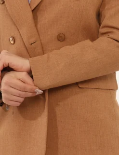 Blazer Materica Marrone