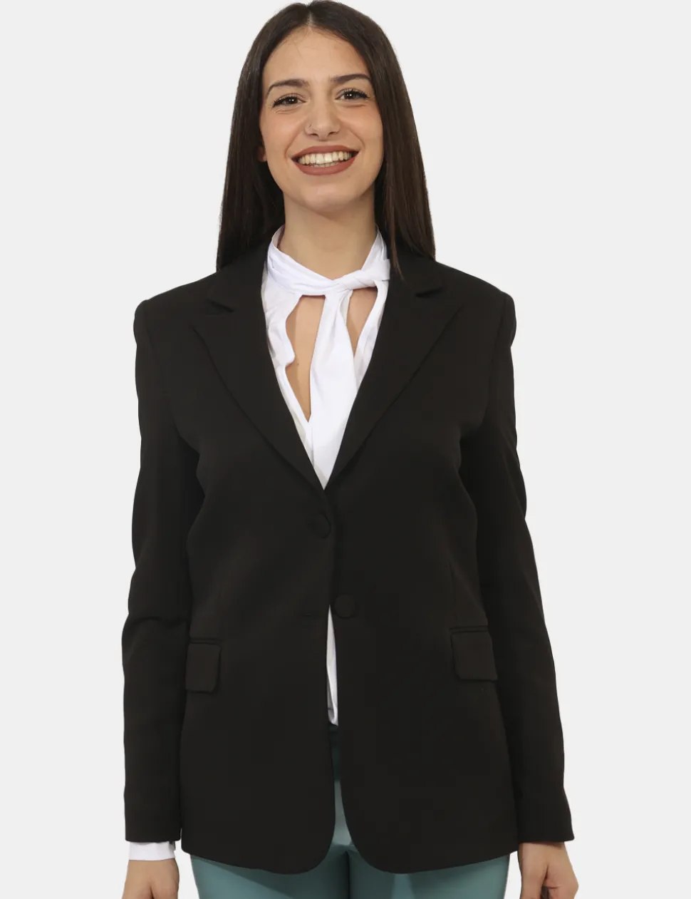 Blazer Materica Nero