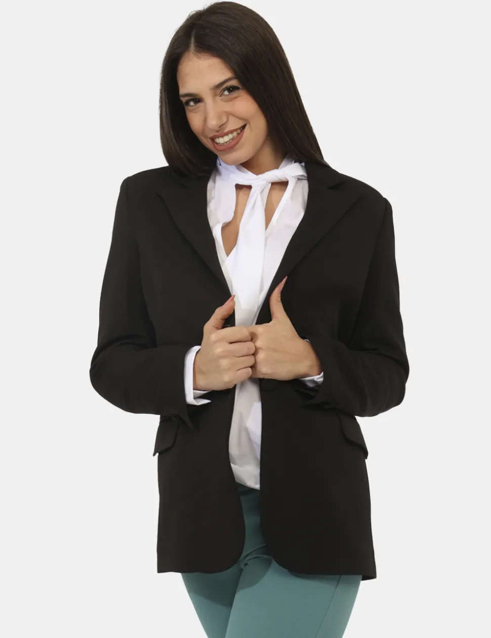 Blazer Materica Nero