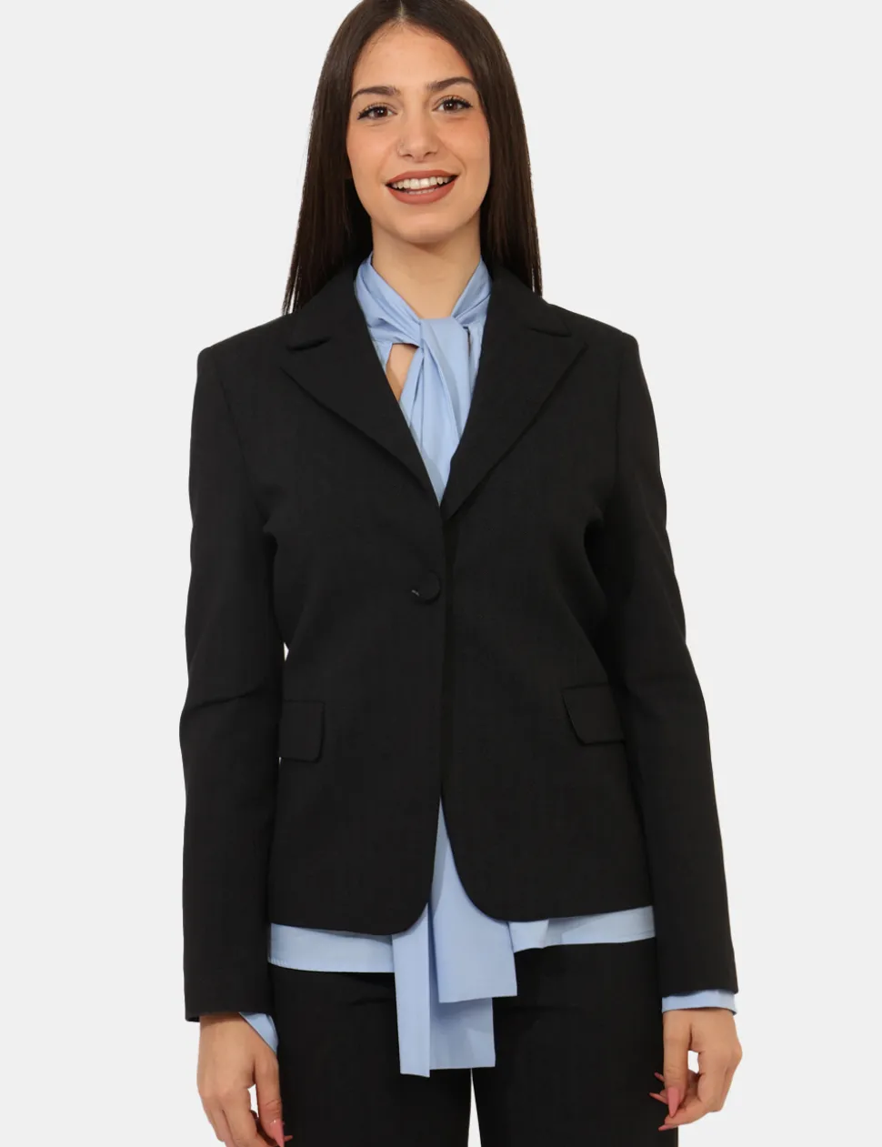 Blazer Materica Nero