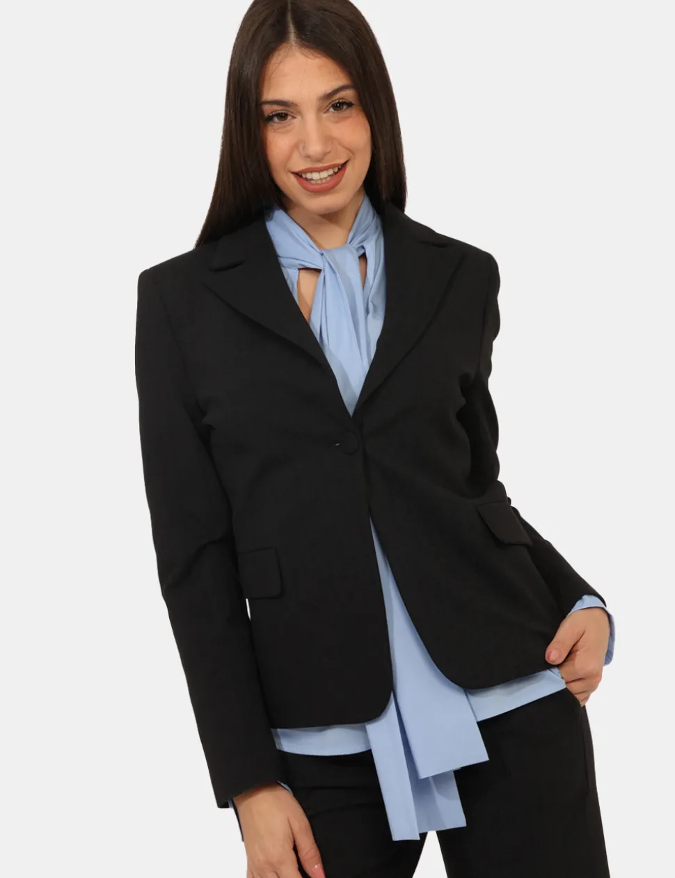 Blazer Materica Nero