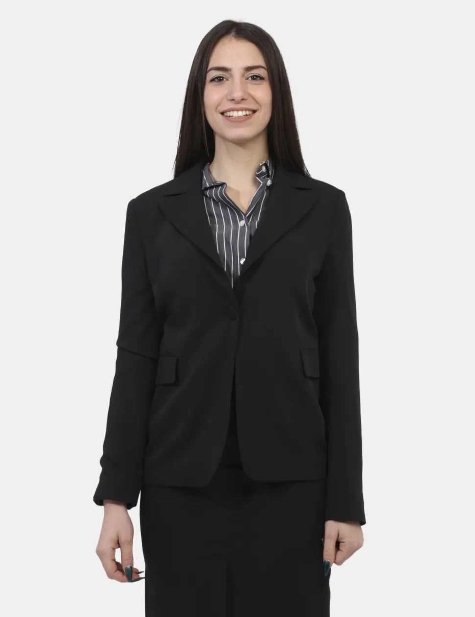 Blazer Materica Nero