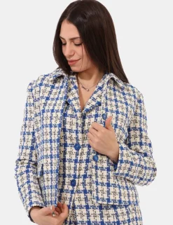 Blazer Materica Panna