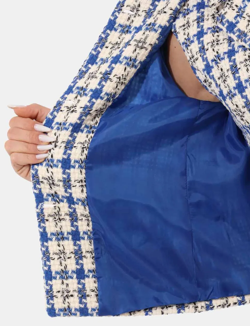 Blazer Materica Panna