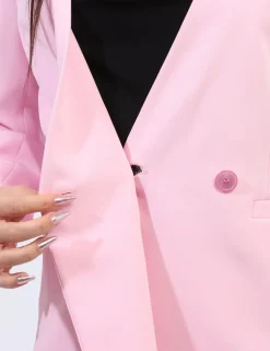 Blazer Materica Rosa