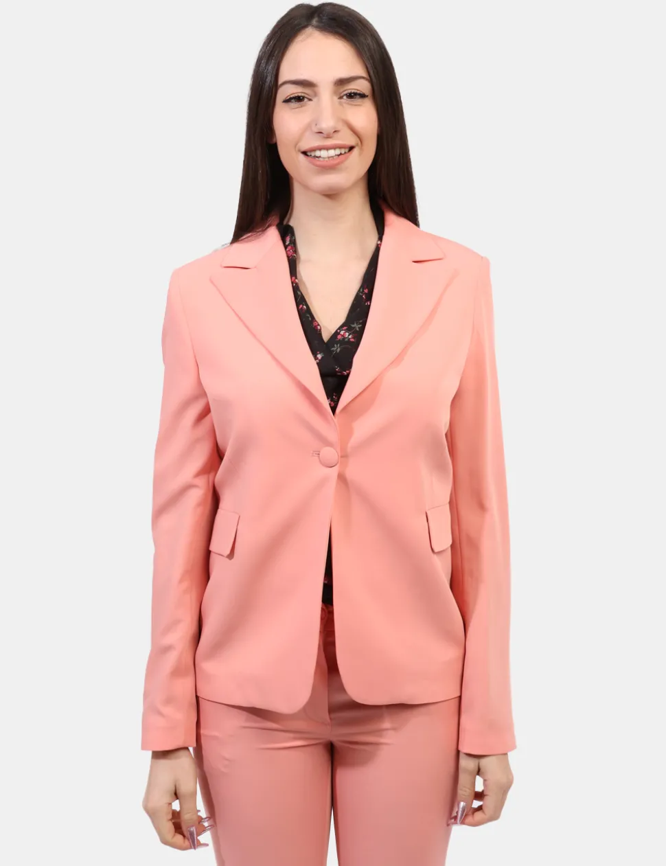 Blazer Materica Rosa