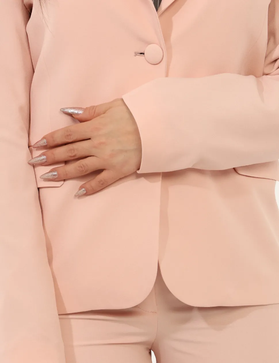 Blazer Materica Rosa